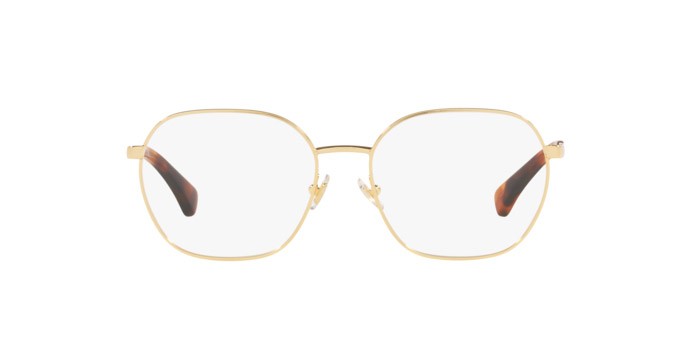 Brillen Ralph RA 6051 (9004) farbe shiny gold form unregelmäßig gläser demo lens