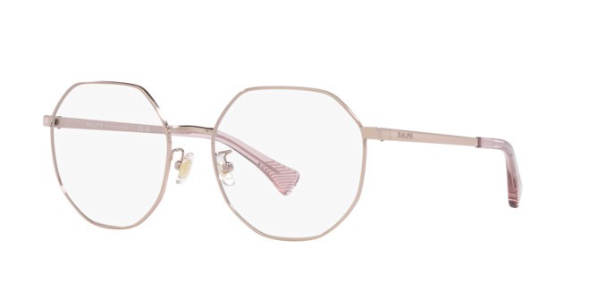 Brillen Ralph RA 6052 (9427) farbe rose gold lucido form unregelmäßig gläser lente demo