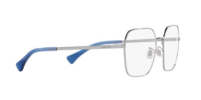 Brillen Ralph RA 6053 (9001) farbe argento lucido form unregelmäßig gläser lente demo