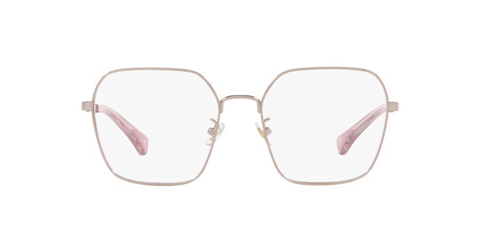 Brillen Ralph RA 6053 (9427) farbe rose gold lucido form unregelmäßig gläser lente demo