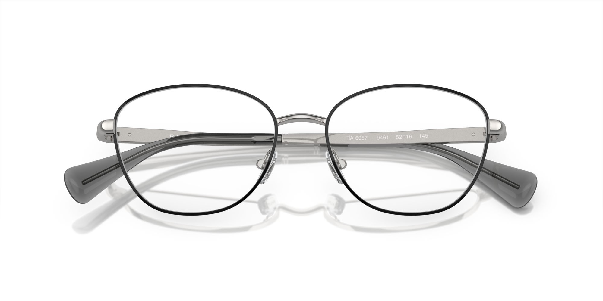 Brillen Ralph RA 6057 (9461) farbe argento lucido form oval gläser lente demo