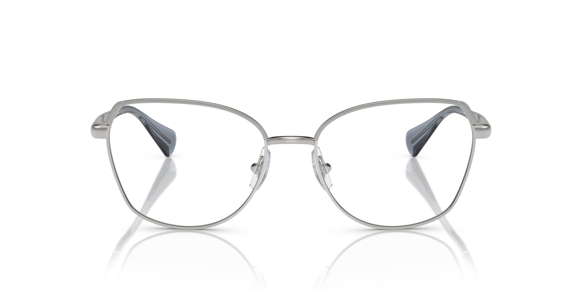 Brillen Ralph RA 6058 (9001) farbe argento lucido form unregelmäßig gläser lente demo