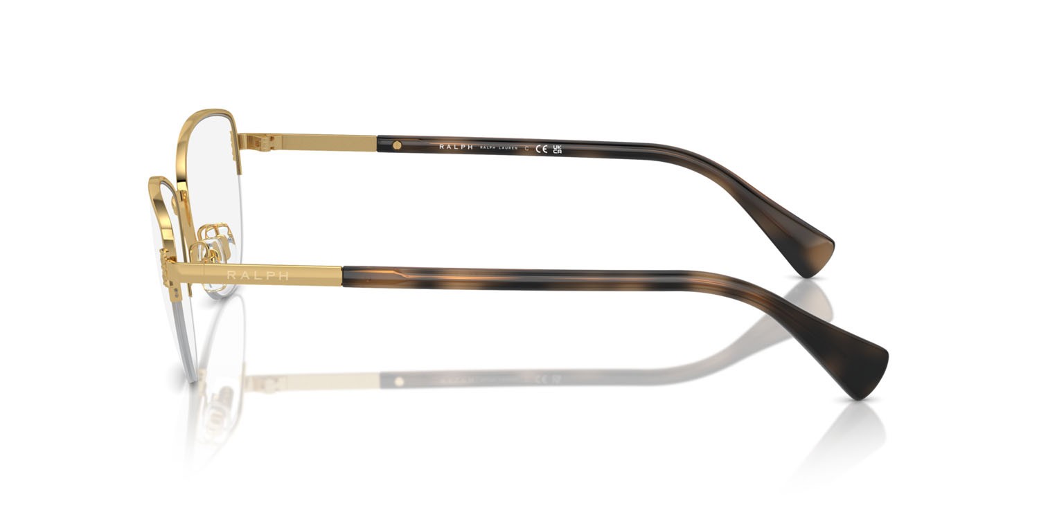 Brillen Ralph RA 6059 (9004) farbe oro lucido form cat-eye gläser lente demo