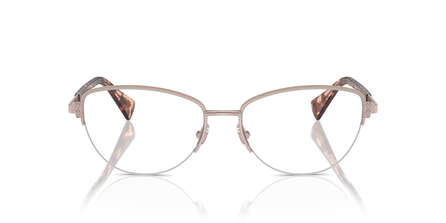 Eyeglasses Ralph RA 6059 (9427) color rose gold lucido shape cat eye lenses lente demo