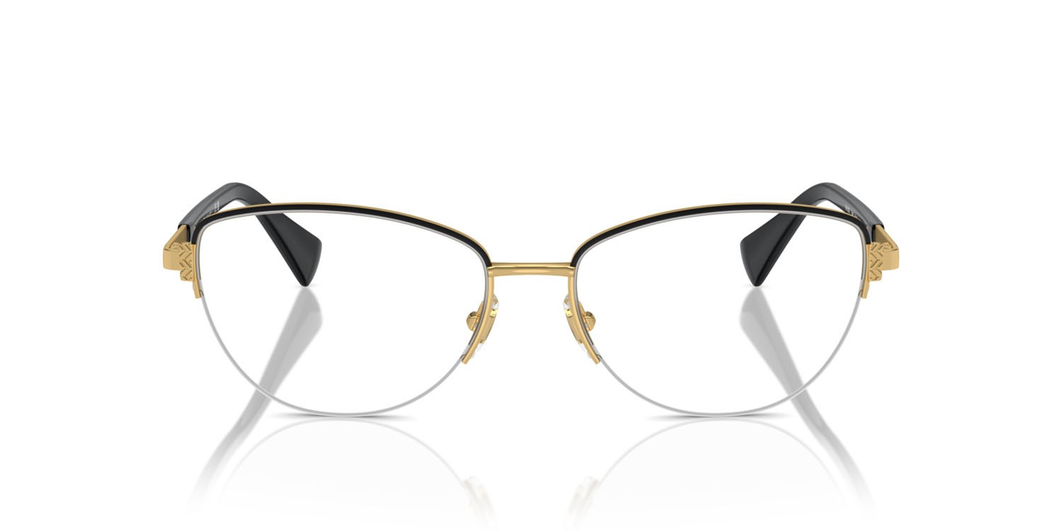 Occhiali da vista Ralph RA 6059 (9443) colore oro lucido forma cat eye lenti lente demo