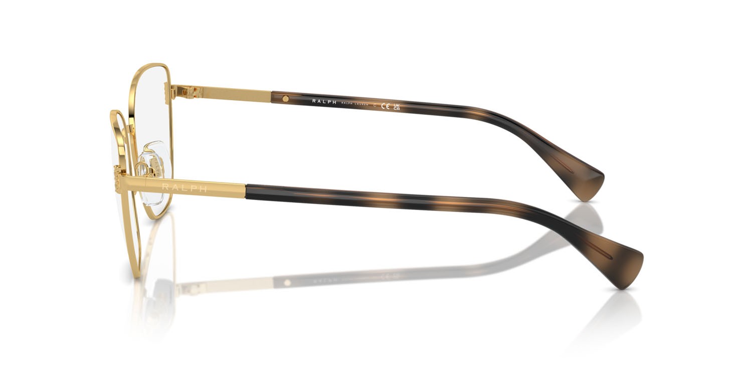 Occhiali da vista Ralph RA 6060 (9004) colore oro lucido forma cat eye lenti lente demo