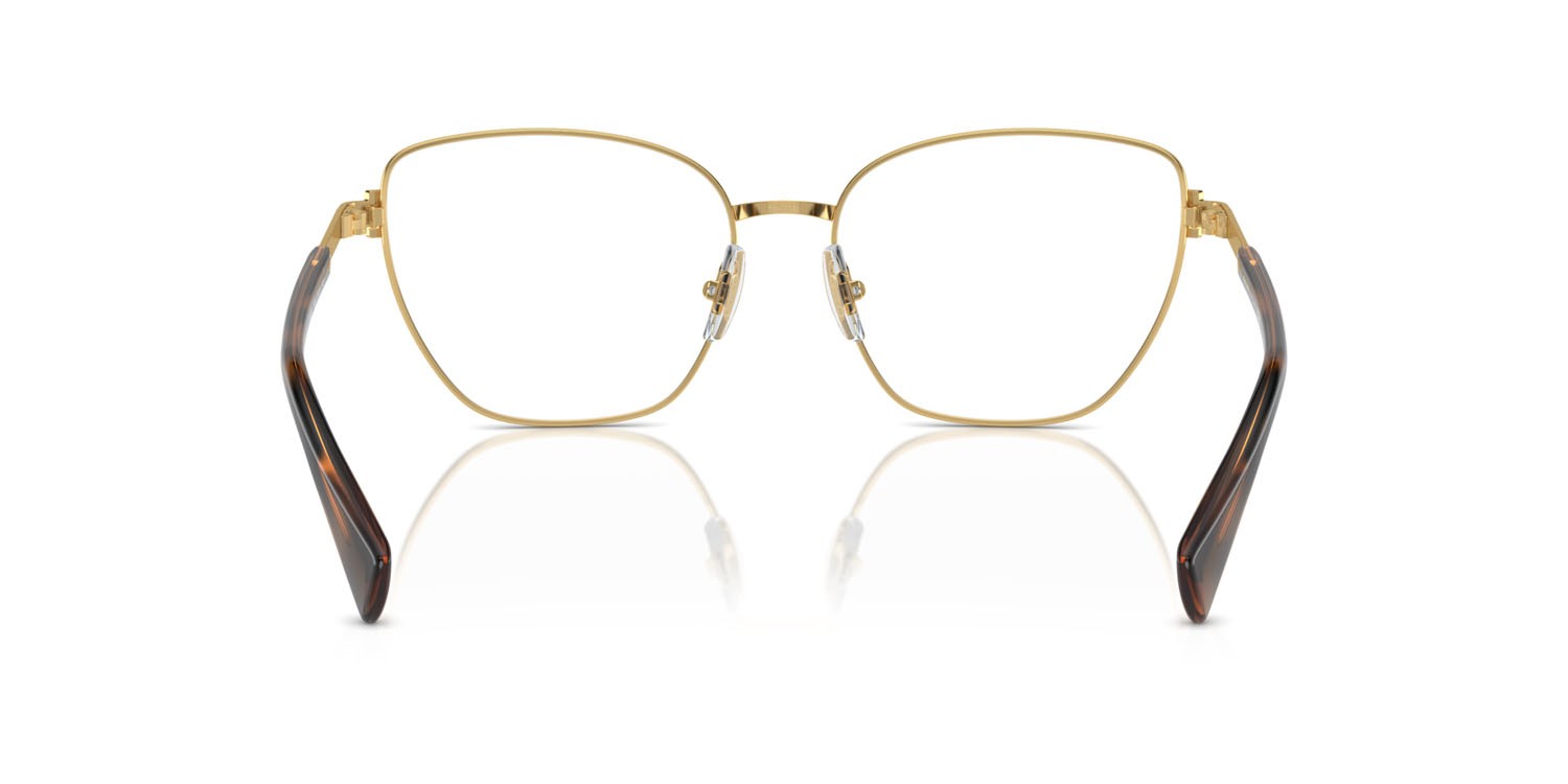 Occhiali da vista Ralph RA 6060 (9004) colore oro lucido forma cat eye lenti lente demo