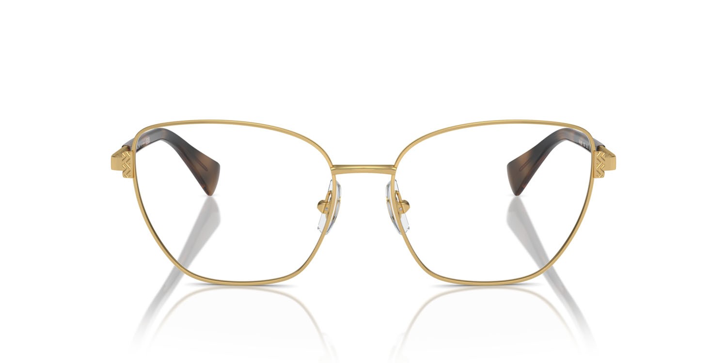 Occhiali da vista Ralph RA 6060 (9004) colore oro lucido forma cat eye lenti lente demo