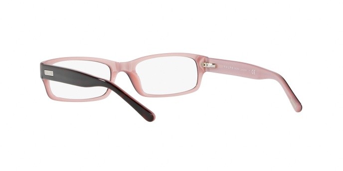 Brillen Ralph RA 7018 (599) farbe havana/pink form rechteckig gläser demo lens