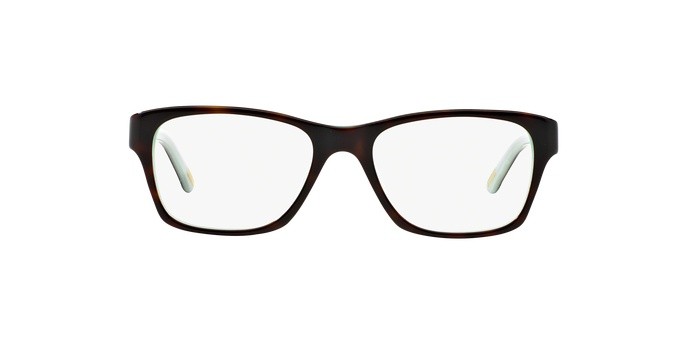 Brillen Ralph RA 7021 (601) farbe havana/aquamarine form quadratisch gläser demo lens