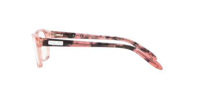Brillen Ralph RA 7039 (5853) farbe dark transparent pink form quadratisch gläser demo lens