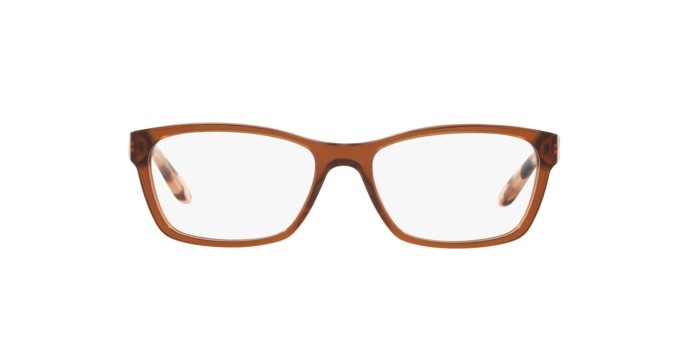 Brillen Ralph RA 7039 (5855) farbe transparent brown form quadratisch gläser demo lens