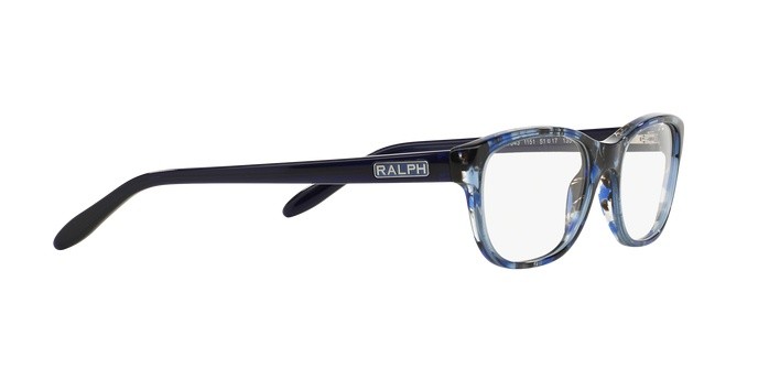 Brillen Ralph RA 7043 (1151) farbe multi blue form quadratisch gläser demo lens