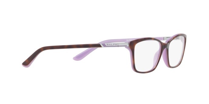 Eyeglasses Ralph RA 7044 (1038) color havana violet shape cat eye lenses demo lens