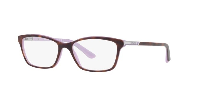 Eyeglasses Ralph RA 7044 (1038) color havana violet shape cat eye lenses demo lens