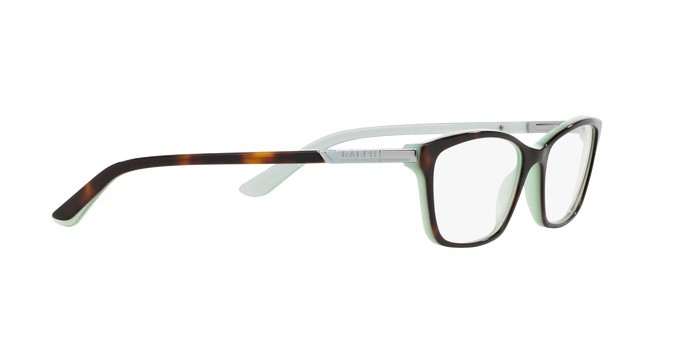 Eyeglasses Ralph RA 7044 (601) color havana/acquamarine shape cat eye lenses demo lens