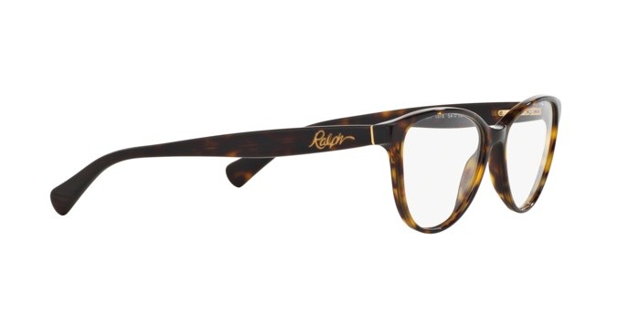 Brillen Ralph RA 7061 (1378) farbe dark tortoise form cat-eye gläser demo lens