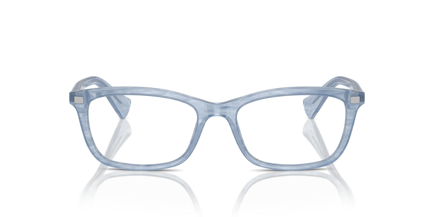 Eyeglasses Ralph RA 7089 (6156) color blu brillante striato shape rectangle lenses lente demo