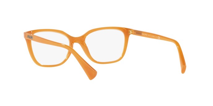 Brillen Ralph RA 7110 (5184) farbe shiny honey form quadratisch gläser demo lens