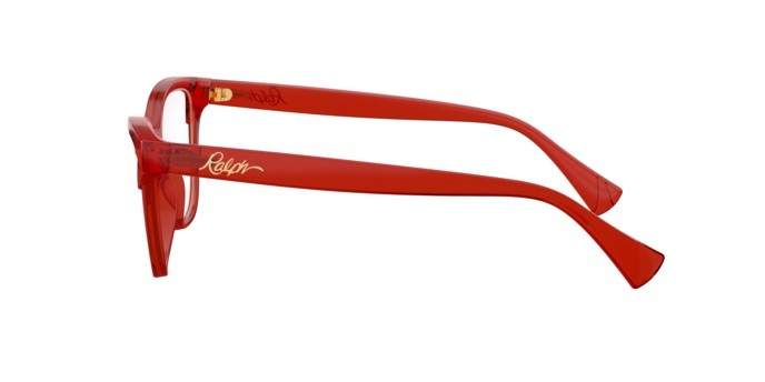 Brillen Ralph RA 7118 (5785) farbe transparent red form schmetterling gläser demo lens