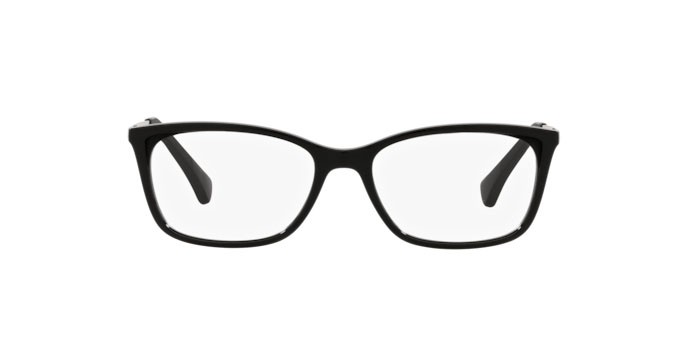 Brillen Ralph RA 7130 (5001) farbe shiny black form quadratisch gläser demo lens