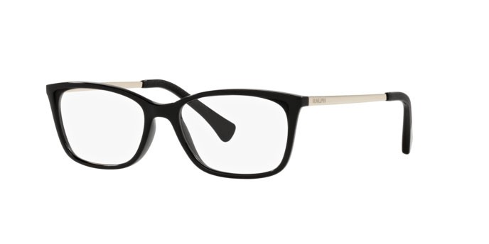 Brillen Ralph RA 7130 (5001) farbe shiny black form quadratisch gläser demo lens