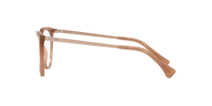 Brillen Ralph RA 7131 (5750) farbe shiny transparent caramel form cat-eye gläser demo lens