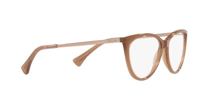 Brillen Ralph RA 7131 (5750) farbe shiny transparent caramel form cat-eye gläser demo lens