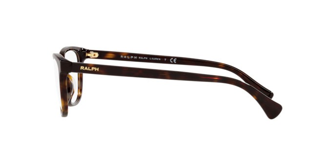 Brillen Ralph RA 7133U (5003) farbe shiny havana form quadratisch gläser demo lens