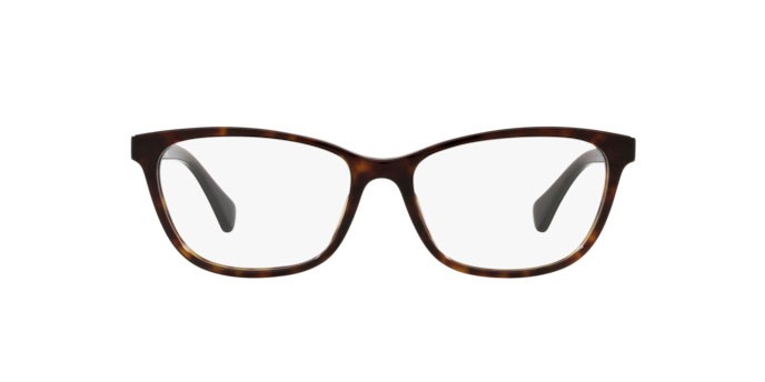 Brillen Ralph RA 7133U (5003) farbe shiny havana form quadratisch gläser demo lens