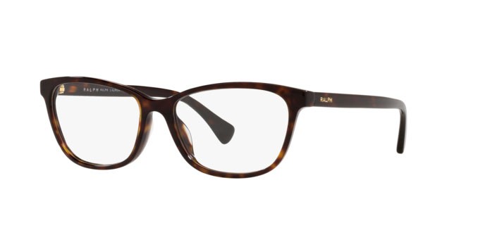 Brillen Ralph RA 7133U (5003) farbe shiny havana form quadratisch gläser demo lens