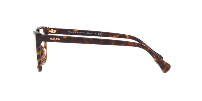 Eyeglasses Ralph RA 7137U (5003) color shiny dark havana shape square lenses demo lens