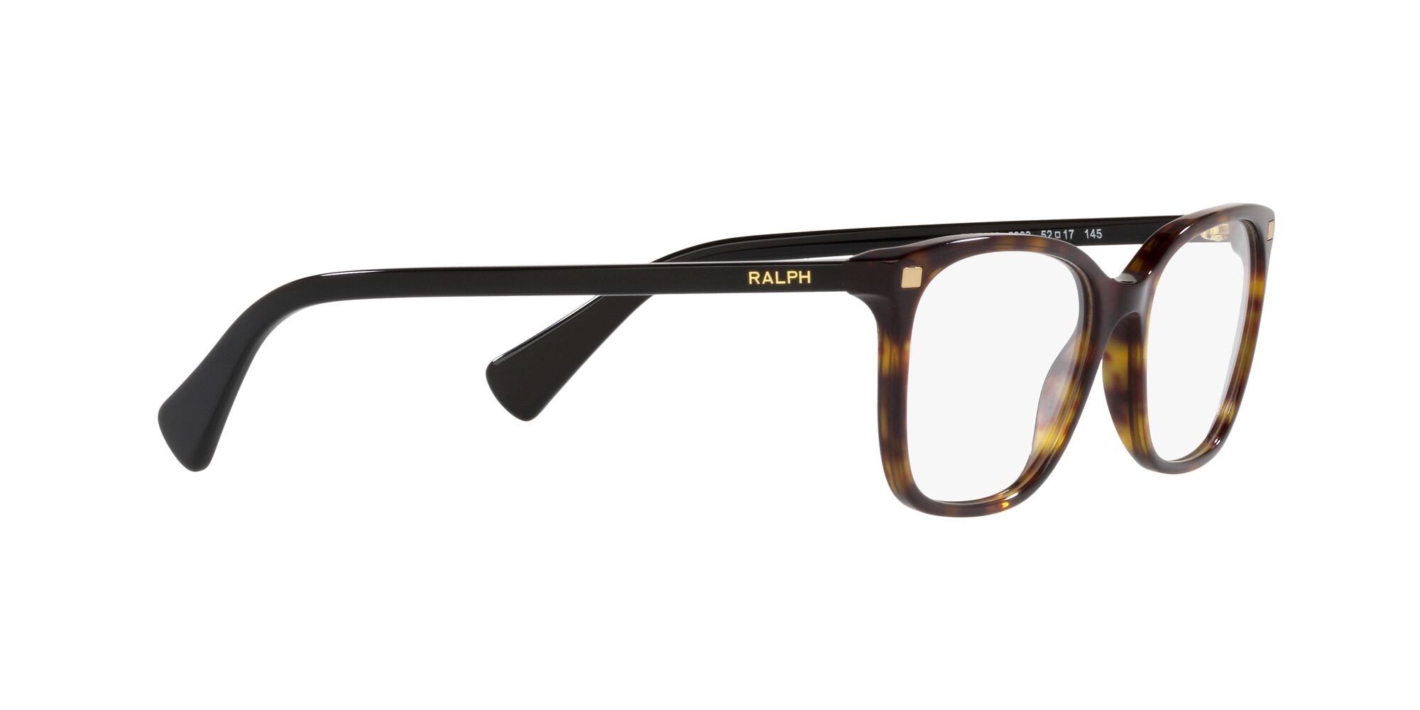 Brillen Ralph RA 7142 (5003) farbe havana lucido form quadratisch gläser lente demo