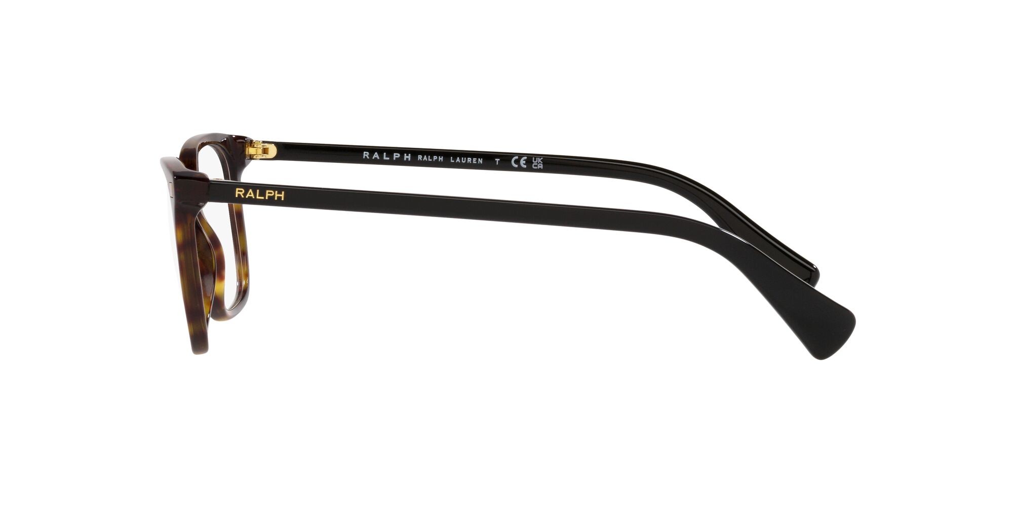 Brillen Ralph RA 7142 (5003) farbe havana lucido form quadratisch gläser lente demo