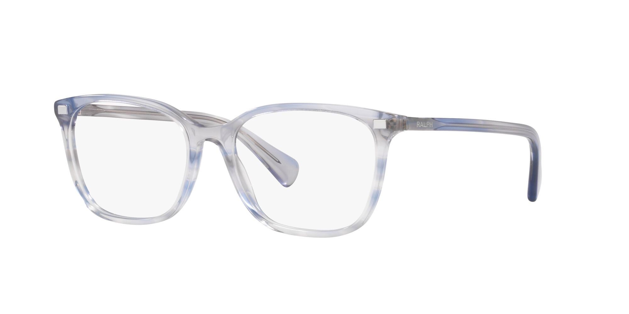 Brillen Ralph RA 7142 (6036) farbe shiny striped blue brown form quadratisch gläser lente demo