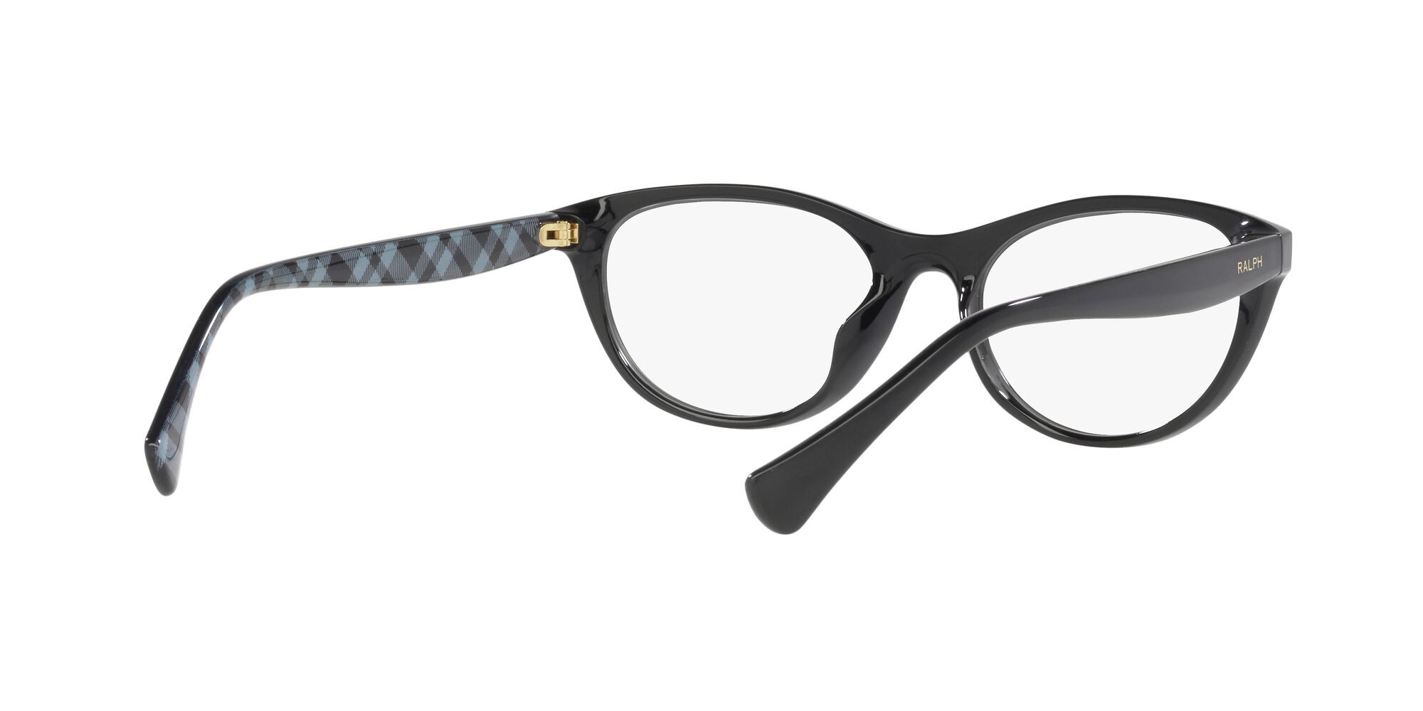 Brillen Ralph RA 7143U (5001) farbe nero lucido form oval gläser lente demo