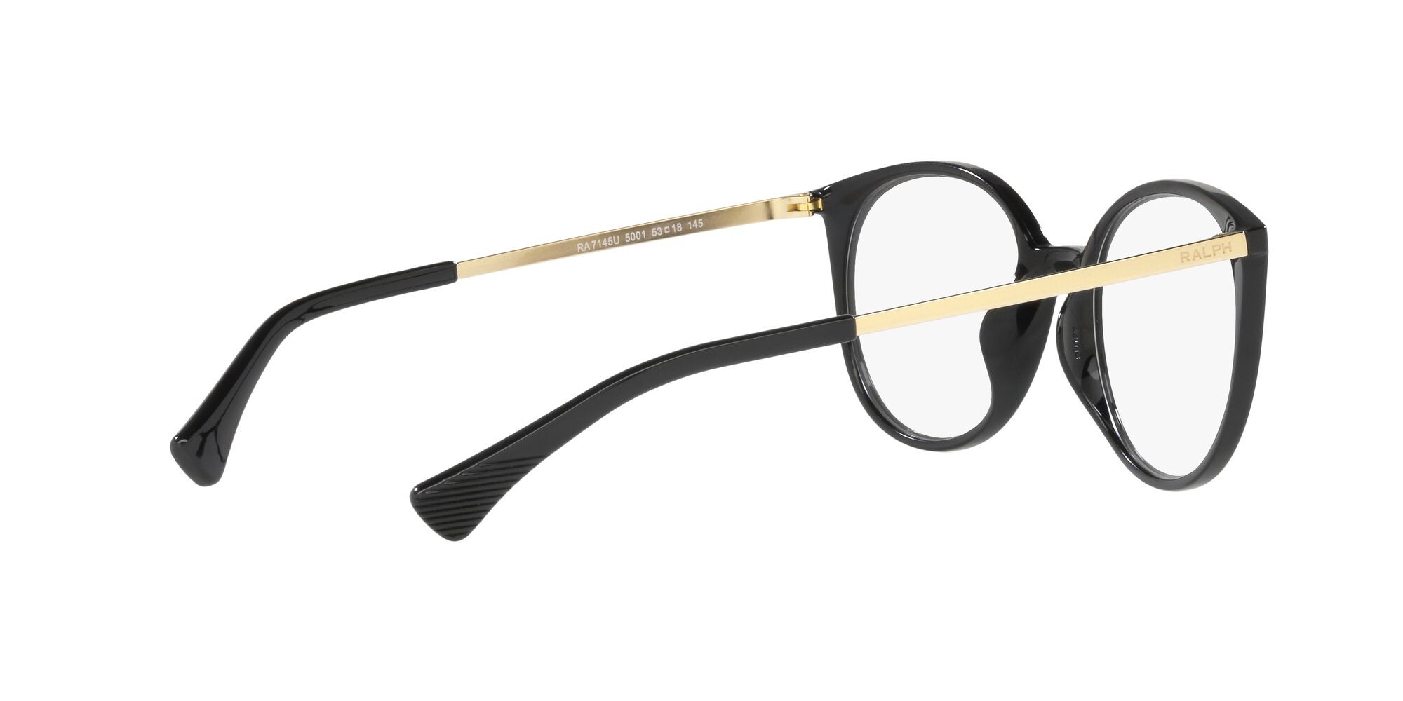 Brillen Ralph RA 7145U (5001) farbe nero lucido form rund gläser lente demo