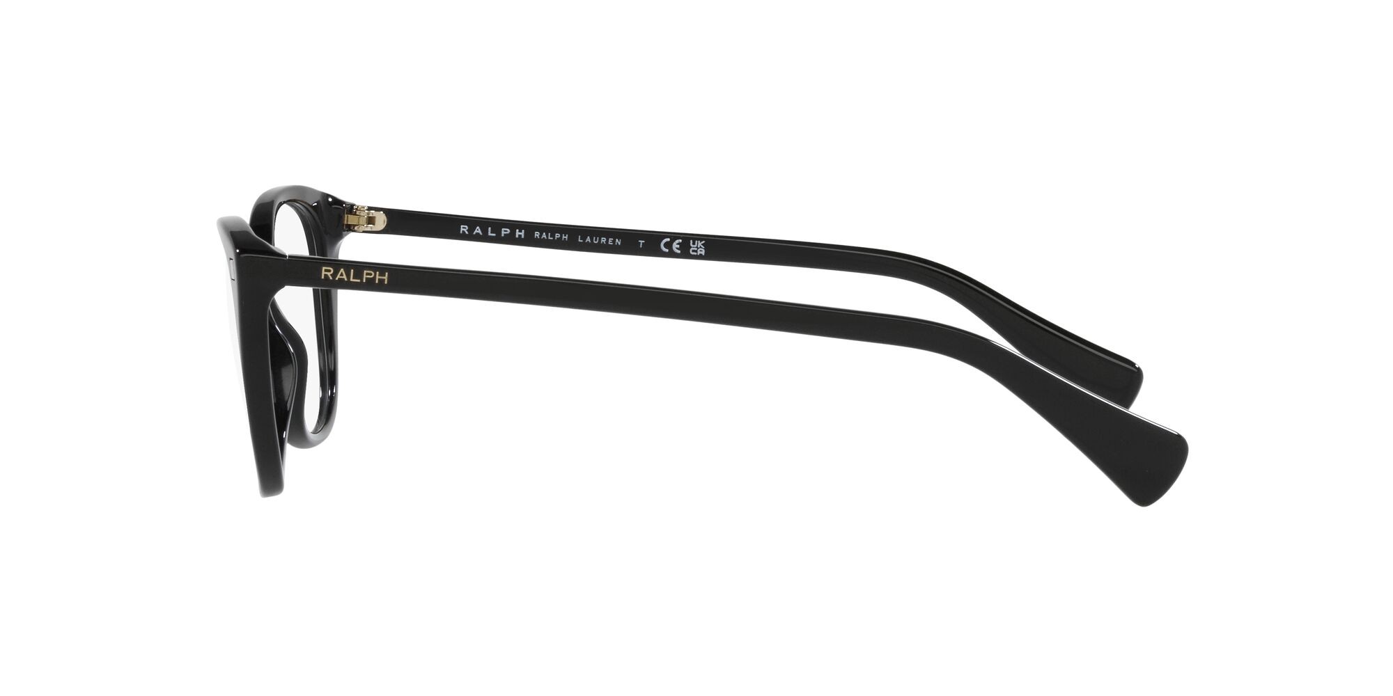 Brillen Ralph RA 7146 (5001) farbe nero lucido form quadratisch gläser lente demo