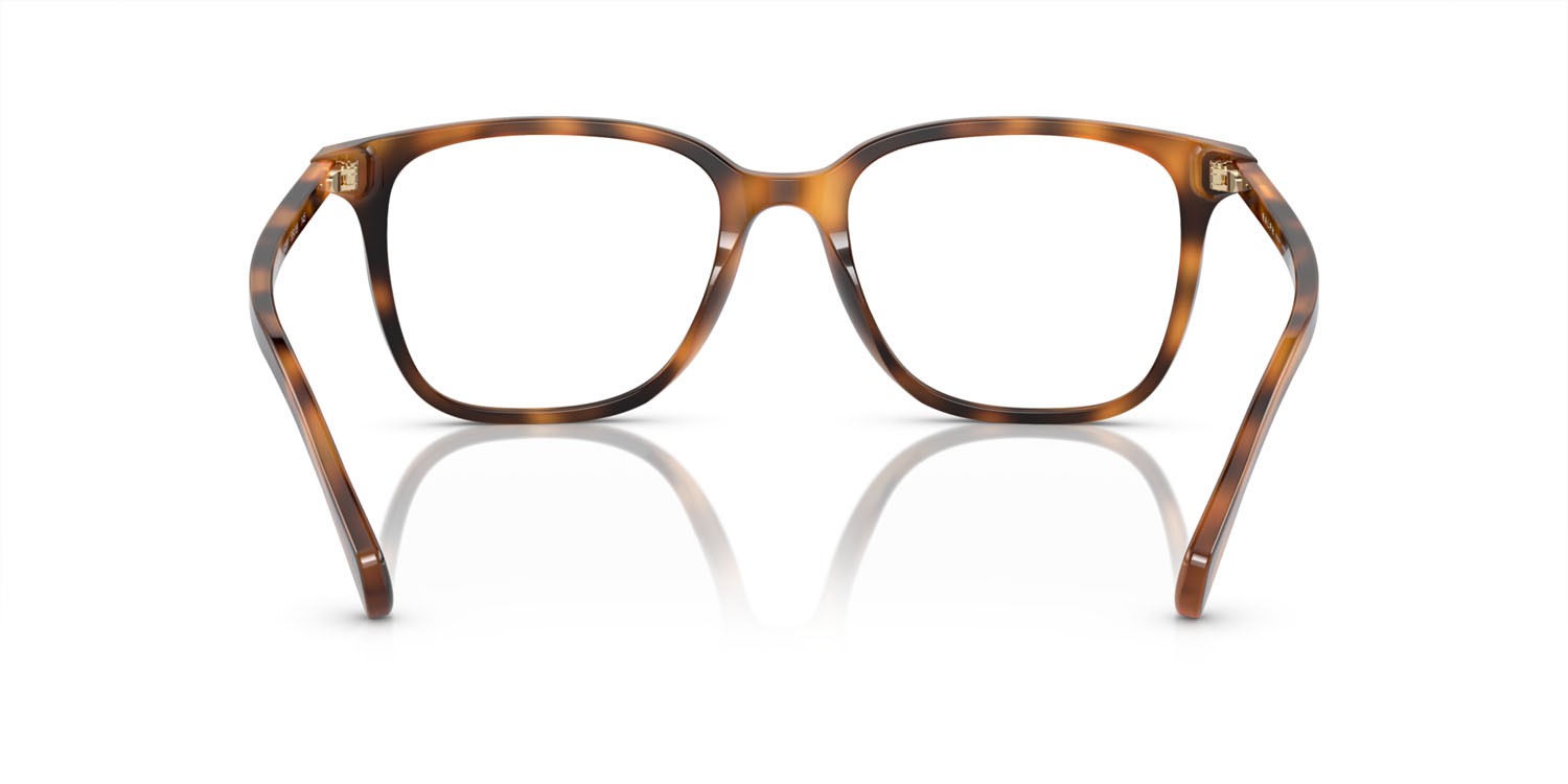 Eyeglasses Ralph RA 7147 (6089) color rosso lucido havana shape square lenses lente demo