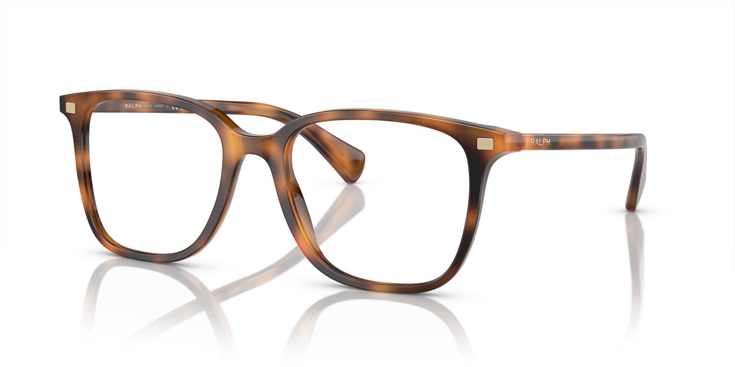 Eyeglasses Ralph RA 7147 (6089) color rosso lucido havana shape square lenses lente demo