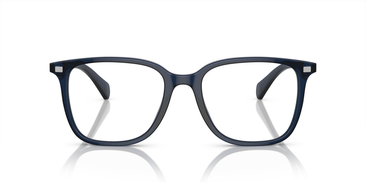 Brillen Ralph RA 7147 (6188) farbe blu trasparente lucido form quadratisch gläser lente demo