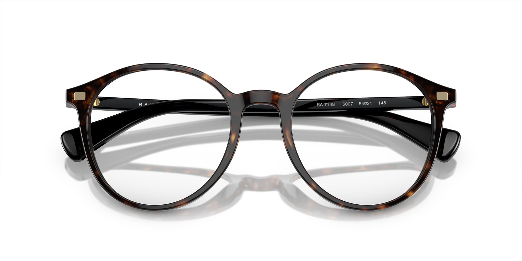 Brillen Ralph RA 7148 (6007) farbe havana scuro lucido form rund gläser lente demo