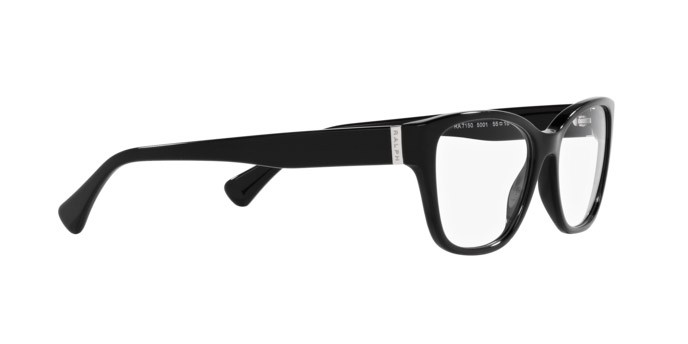 Brillen Ralph RA 7150 (5001) farbe nero lucido form quadratisch gläser lente demo