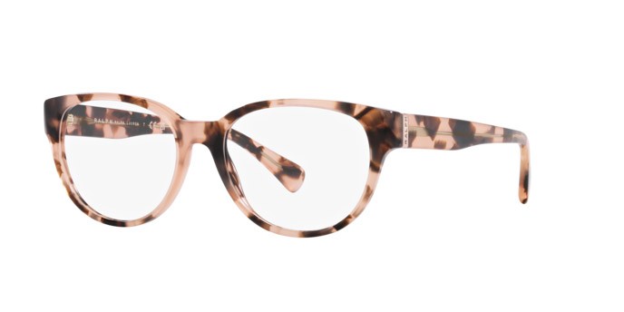 Eyeglasses Ralph RA 7151 (6058) color havana rosa brillante shape oval lenses lente demo