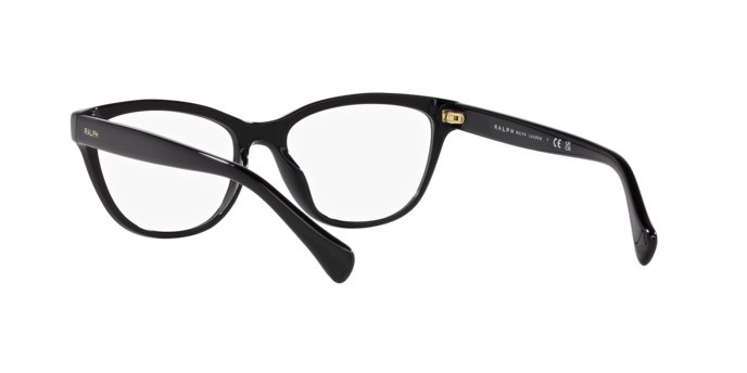 Brillen Ralph RA 7152U (5001) farbe nero lucido form oval gläser lente demo