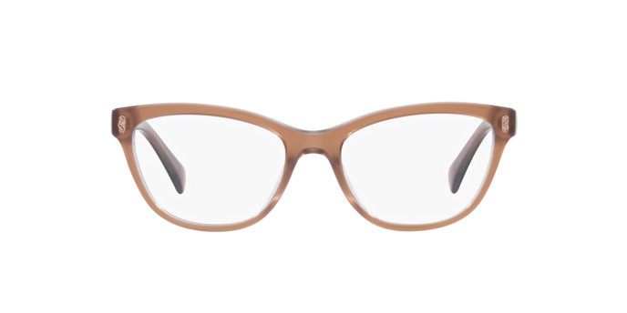 Eyeglasses Ralph RA 7152U (6067) color transparent brown on blue shape oval lenses lente demo