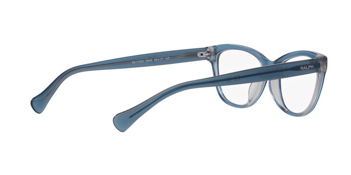 Eyeglasses Ralph RA 7152U (6068) color transparent blue on light grey shape oval lenses lente demo