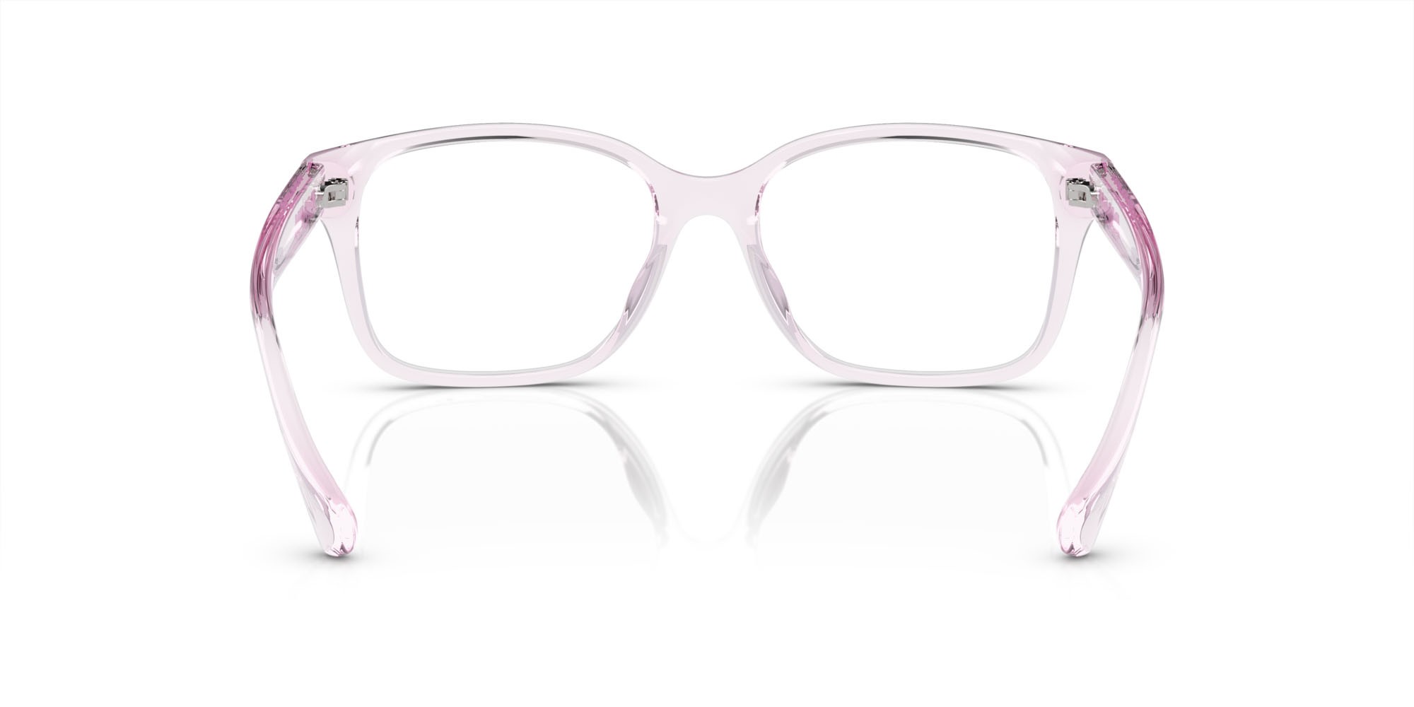 Eyeglasses Ralph RA 7155U (6121) color lilla trasparente lucido shape square lenses lente demo