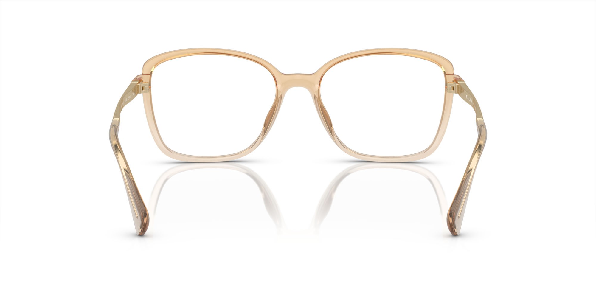 Brillen Ralph RA 7156U (6128) farbe marrone trasparente lucido form quadratisch gläser lente demo