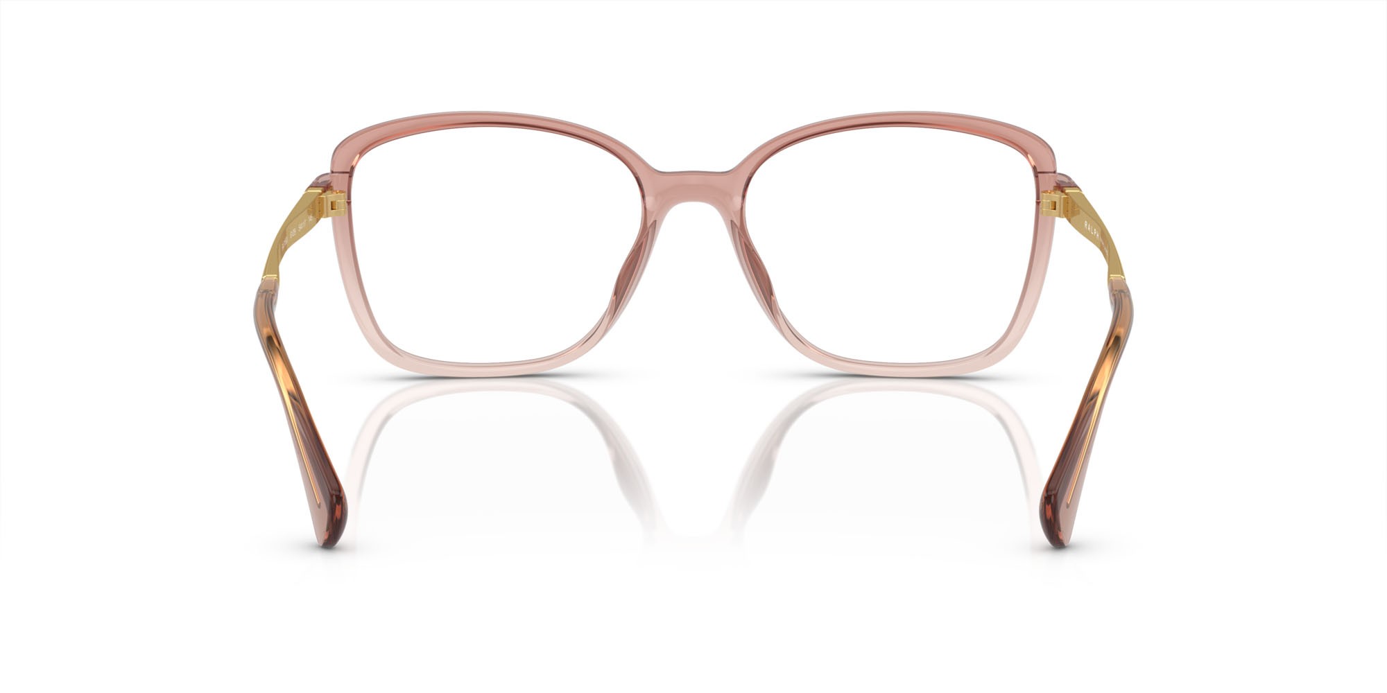 Occhiali da vista Ralph RA 7156U (6129) colore rosa brillante trasparente forma quadrato lenti lente demo